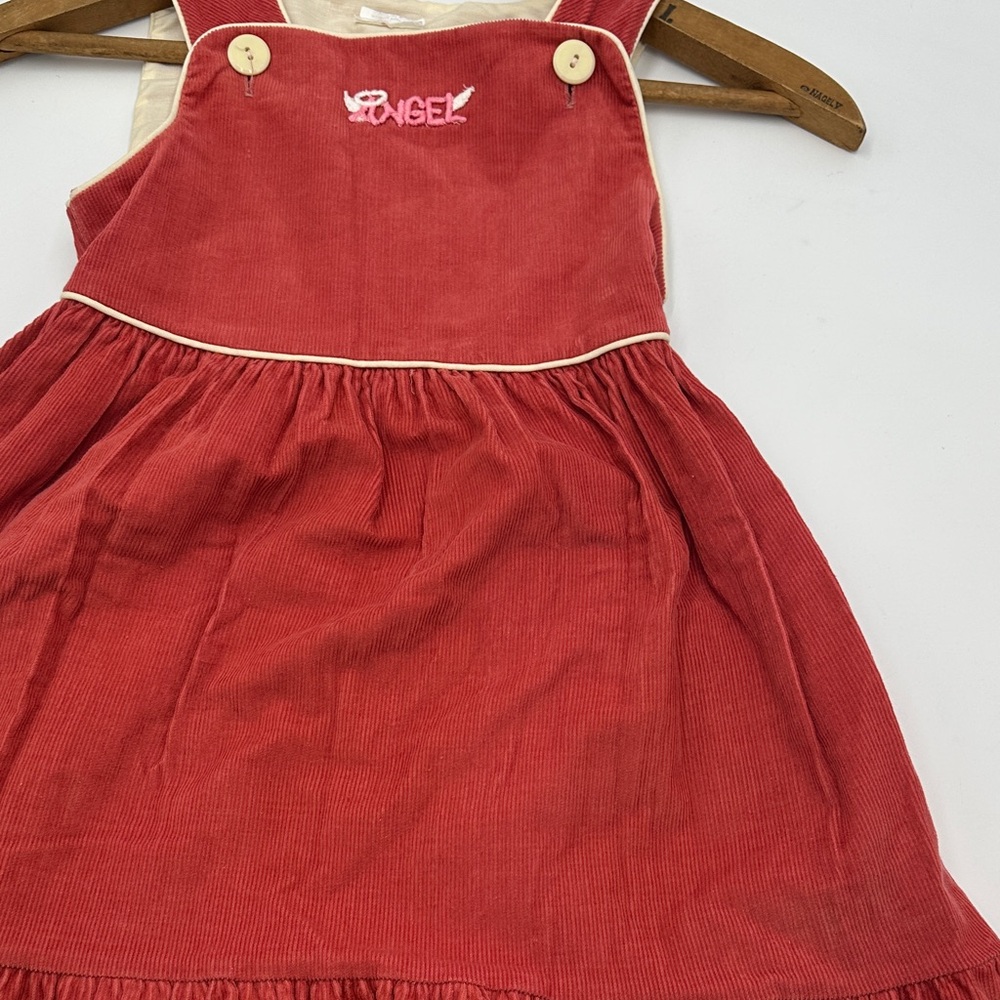 Vintage Corduroy Girls Dress